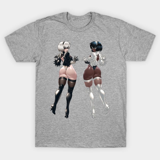 2B 2P rear T-Shirt by Martinuve